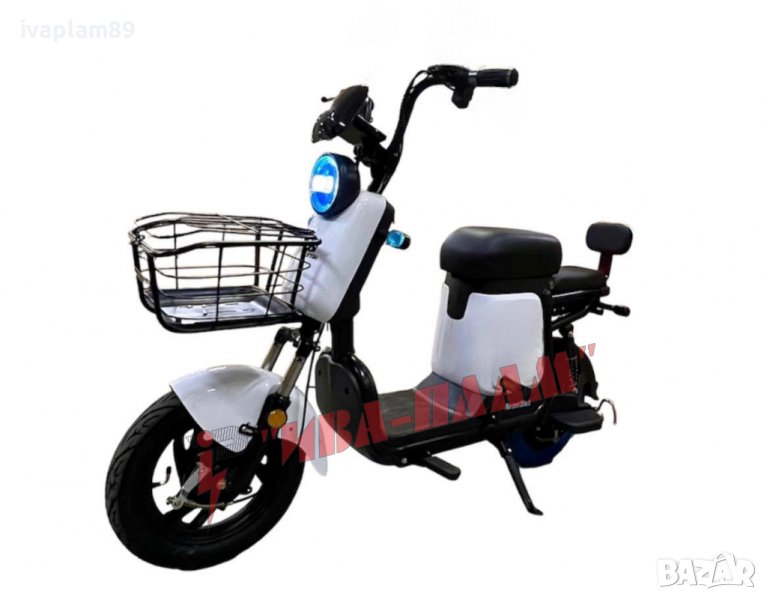 ЕЛЕКТРИЧЕСКИ Велосипед(скутер)+две седалки-1200W-MPM6565-управлява се БЕЗ книжка и регистрация в КАТ, снимка 1