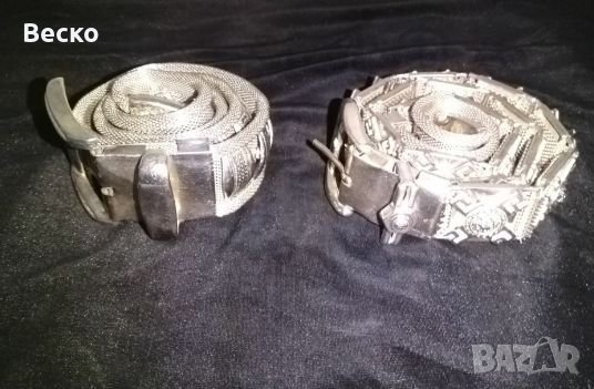 Два дамски, метални колана, снимка 1