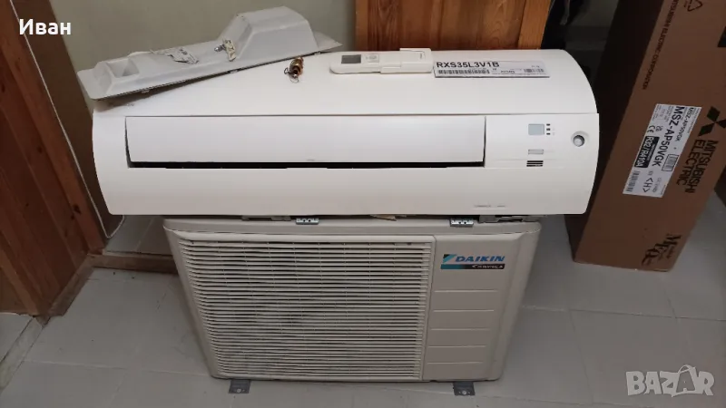 Продавам инверторен климатик Daikin 12 BTU, снимка 1