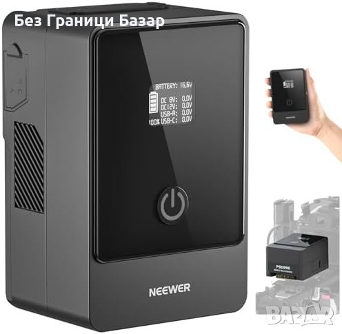 Нов NEEWER  Бързо Зареждане Множество Портове Мини Батерия За Видео Камера, снимка 1