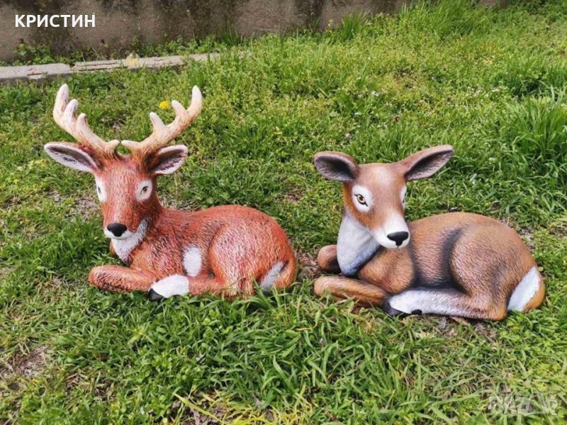 КЕРАМИЧЕН ЕЛЕН И СЪРНА, снимка 1