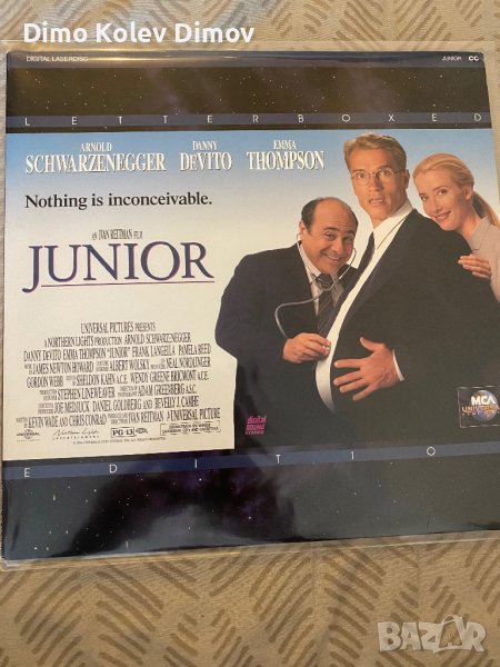 Laserdisc “Junior” NTSC Schwarzenegger, снимка 1