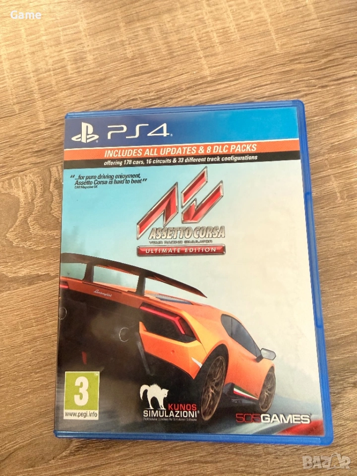 Продавам ASSETTO CORSA, снимка 1