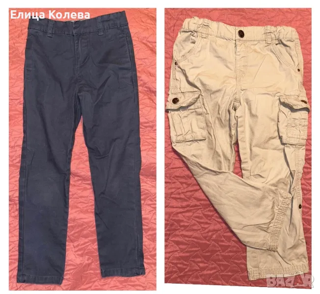 Два панталона за момче 110 см, снимка 1