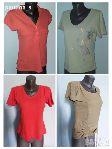 Четири броя / Маркова блуза тип тениска "Vixen", "Soya", "Wallis" / унисайз , снимка 1