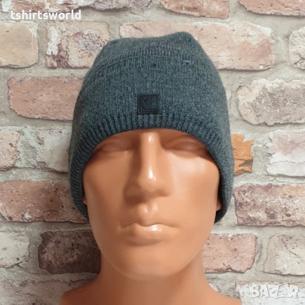 Нова зимна шапка SilverStar с подгъв в тъмносив цвят, снимка 1