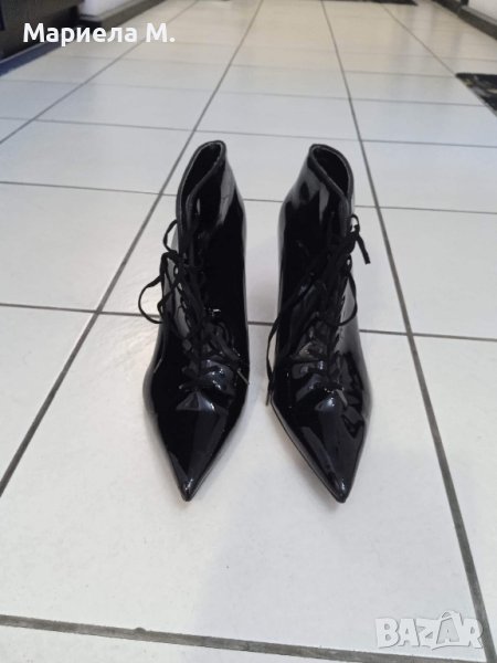 Zara лачени боти, 37.5/38, нови без етикет, снимка 1