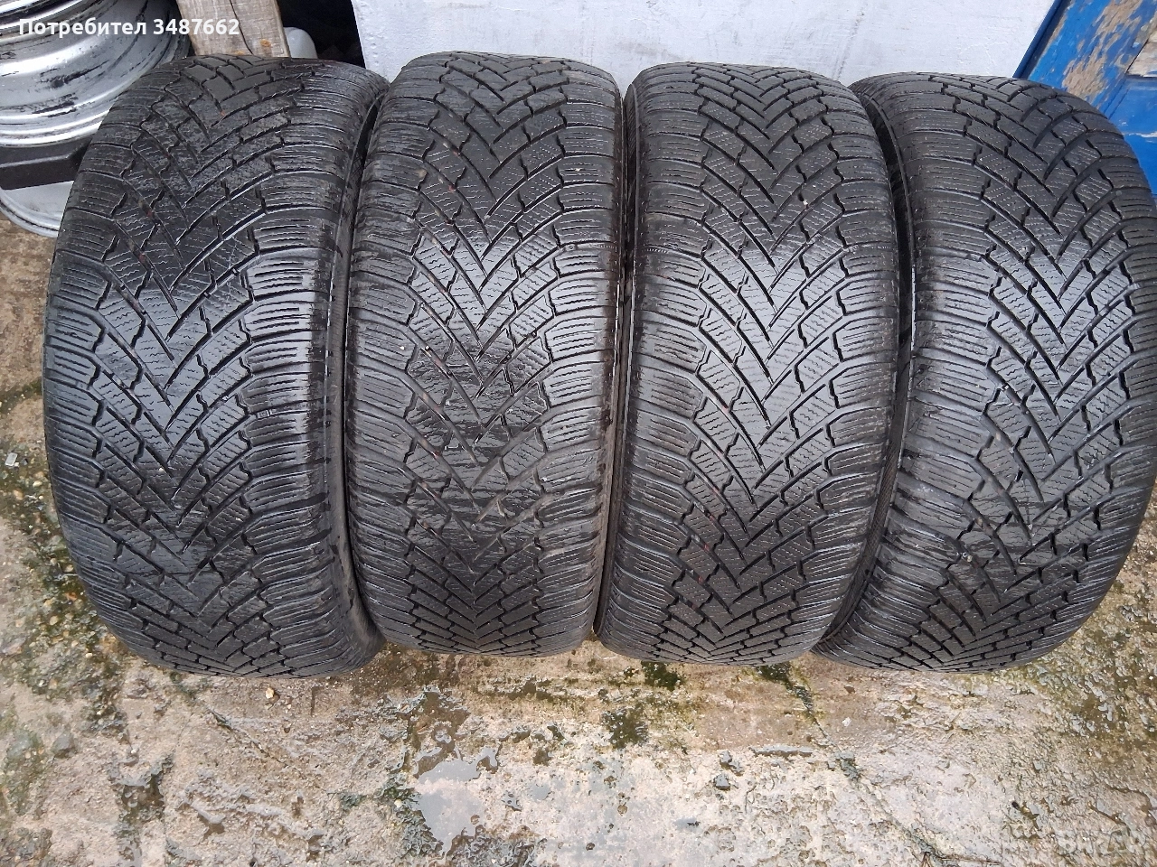 225 50 17 Континентал 4броя зимни , снимка 1
