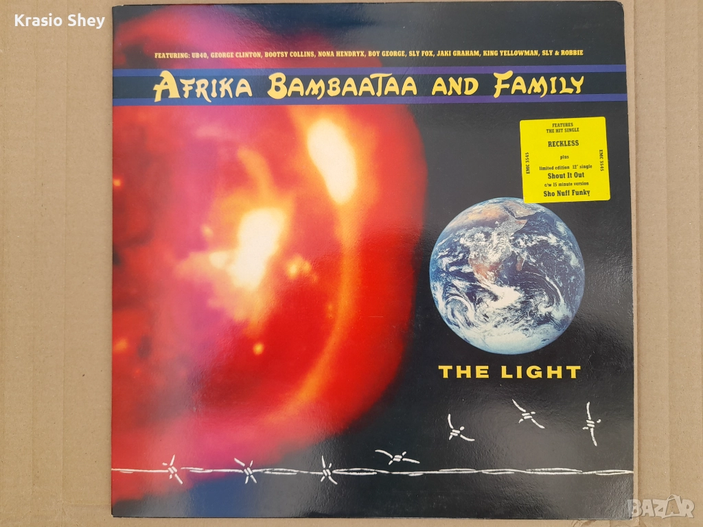 Afrika Bambaataa And Family* – The Light LP+12"maxi, снимка 1