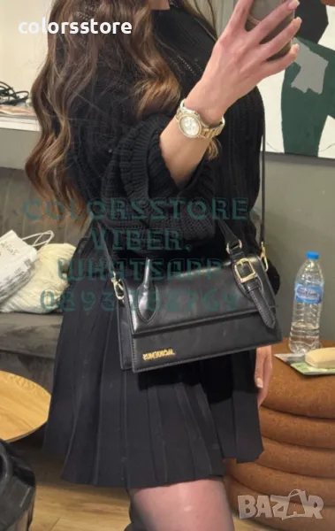 Черна чанта Jacquemus-BR244te, снимка 1