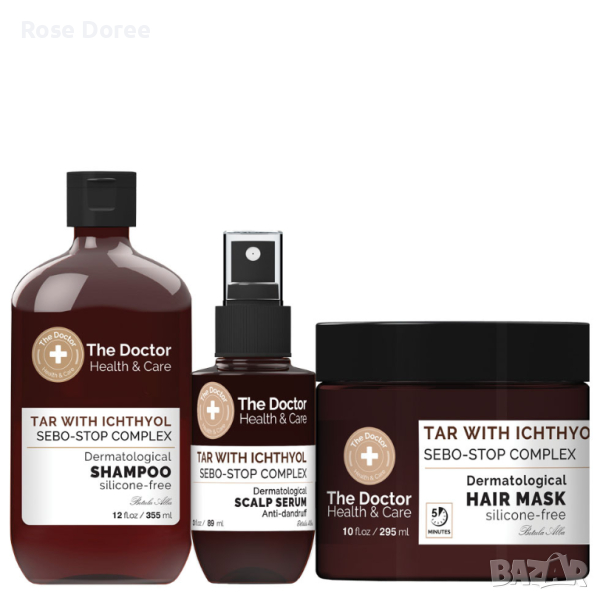 The Doctor Комплект против пърхот с катран и ихтиол, снимка 1