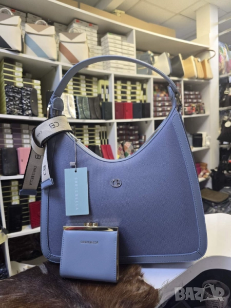 Дамска чанта CHRISBELLA с малко портмоне – Стил и удобство в едно, снимка 1