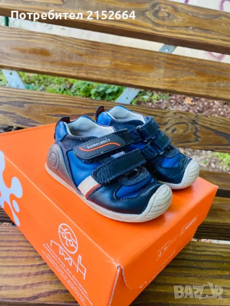 Обувки за прохождане biomecanics 22 номер, снимка 1
