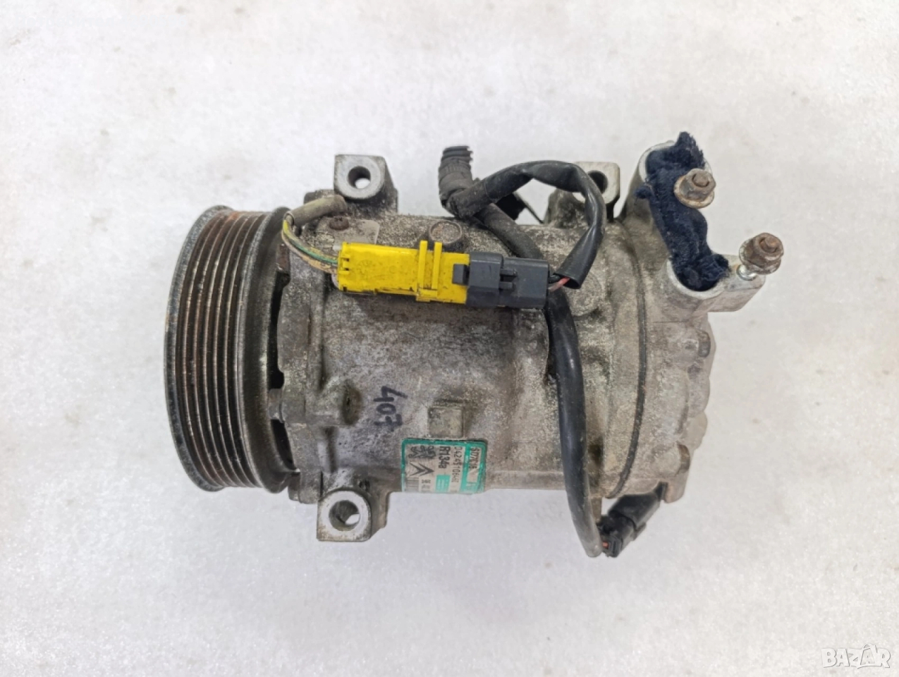 Компресор климатик 9648238480 / SD7C16 / 1304F / Пежо 407 / Ситроен Ц5 / 1.6 hdi, снимка 1