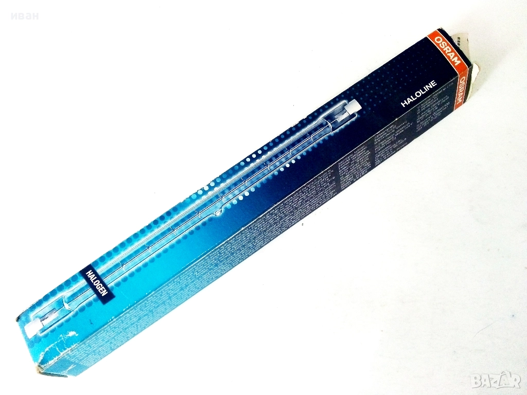 Халогенна лампа OSRAM 1000W  191.1мм.за прожектор Нова, снимка 1