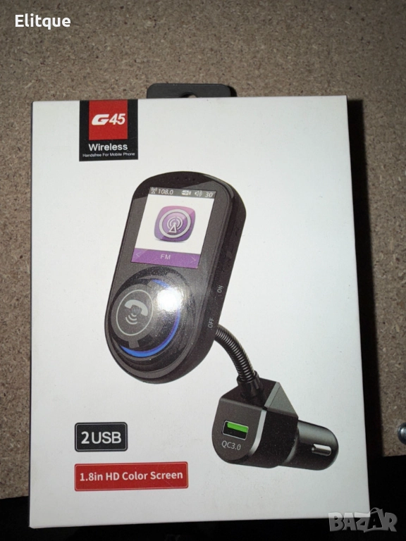 Многофункционален трансмитер за автомобил, модел G45, G45, снимка 1