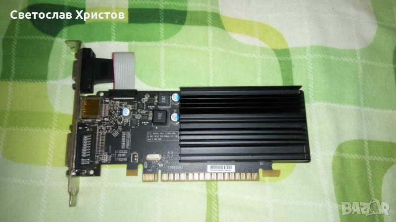 Продавам видео карта: XFX HD5450 1GB DDR3 64bit (HD-545X-ZKH) VGA DVI DP LP PCI-E, снимка 1