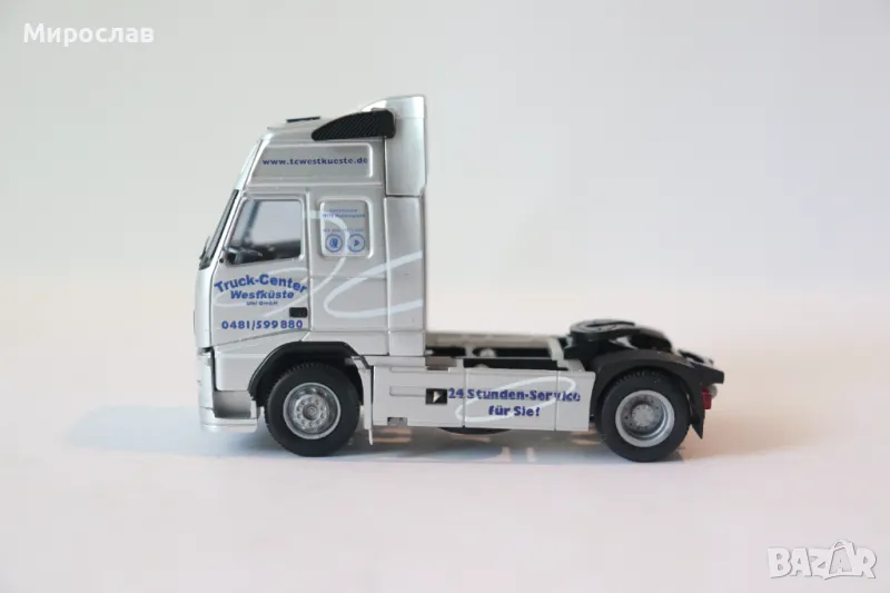AMW H0 1/87 VOLVO ВЛЕКАЧ МОДЕЛ КОЛИЧКА РЕМАРКЕ, снимка 1