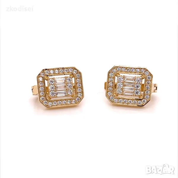 Златни обеци 4,31гр. 14кр. проба:585 модел:26608-5, снимка 1