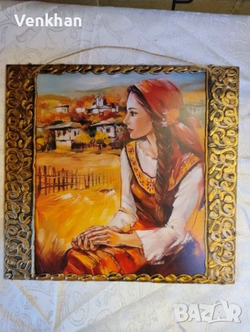 Картини размер 25/25 см на дървена основа., снимка 8 - Картини - 53002944