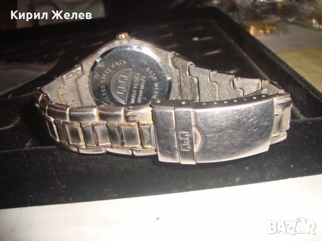 Кю и Кю КВАРЦ ЯПОНСКИ МАРКОВ РЪЧЕН РАБОТЕЩ ЧАСОВНИК Q&Q с ВЕРИЖКА РЯДЪК МОДЕЛ 8070, снимка 10 - Мъжки - 32804313