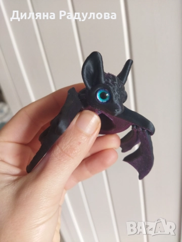 3D отпечатан прилеп, снимка 2 - Други стоки за дома - 52947144