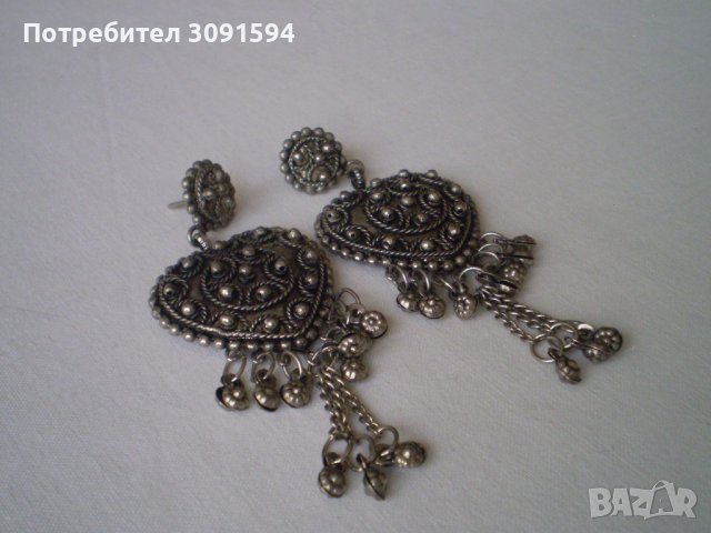  възрожденски обеци филигран, снимка 2 - Антикварни и старинни предмети - 40430283