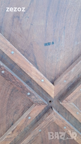 Индийска маса масив махагон, снимка 9 - Маси - 52243961