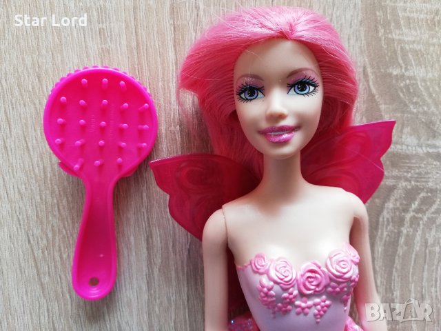 Фея Барби (Barbie) + четка за коса, снимка 2 - Кукли - 15393994