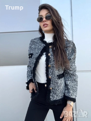 Стилна топла жилетка в кафявата гама