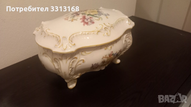 Порцеланова кутия 1939 год. Germany, снимка 4 - Антикварни и старинни предмети - 52150625