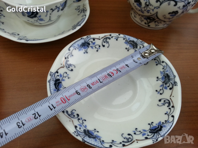 Стар   порцеланов сервиз за кафе фин порцелан, снимка 6 - Антикварни и старинни предмети - 36401872