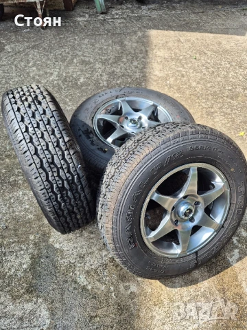 джанти с гуми за платформа, ремарке , снимка 15 - Гуми и джанти - 50575827