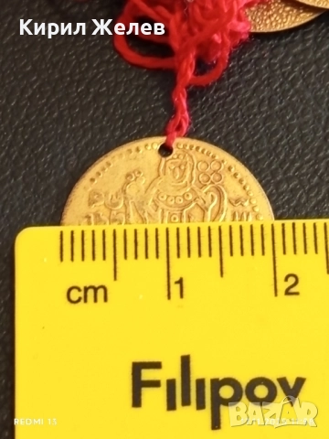 Лот месингови пендари монети продупчени за НАКИТ, НОСИЯ, ЗАБРАДКА, КОЛЕКЦИЯ 40266, снимка 10 - Нумизматика и бонистика - 52440420