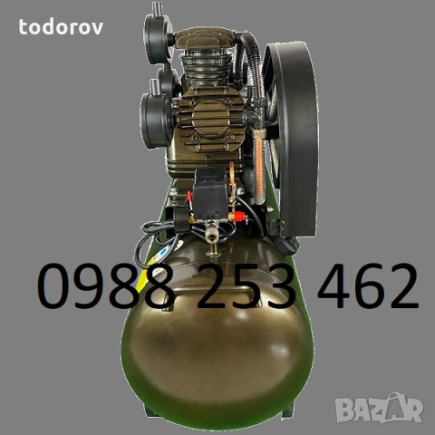 Компресор за въздух 100L italy 4НР / 3,0 кв -480 л/м 8 bara, снимка 2 - Компресори - 24721778