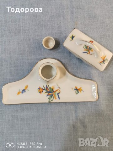 Порцеланов писалищен комплект, снимка 4 - Антикварни и старинни предмети - 32323218