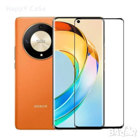 Honor Magic 7 Lite / 7 Pro / 6 Lite / 5 Lite / 4 Pro / 3D ЦЯЛО ЛЕПИЛО Извит стъклен протектор, снимка 3 - Фолия, протектори - 37119686