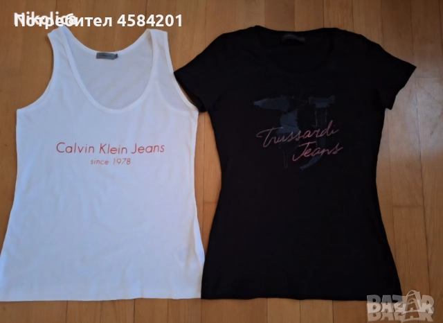 Дамска блуза Trussardi и потник Calvin Klein, размер М