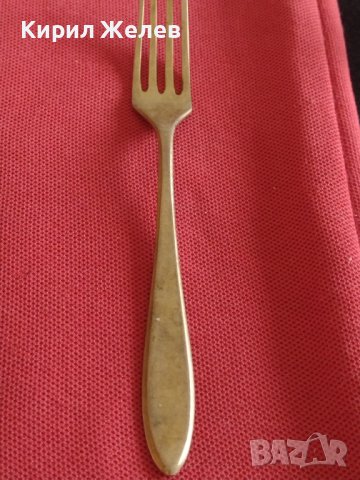 Стара вилица за десерт с маркировка DIRI GOLD за КОЛЕКЦИОНЕРИ 42217, снимка 3 - Други ценни предмети - 43832816