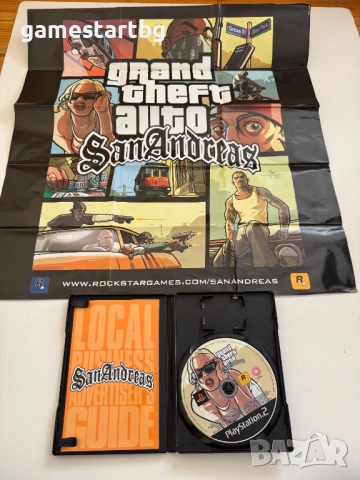  Grand Theft Auto San Andreas за PS2, снимка 3 - Игри за PlayStation - 52617433