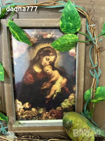 Стара находка картина Мадона с Младенеца Германия, снимка 10 - Антикварни и старинни предмети - 51070853