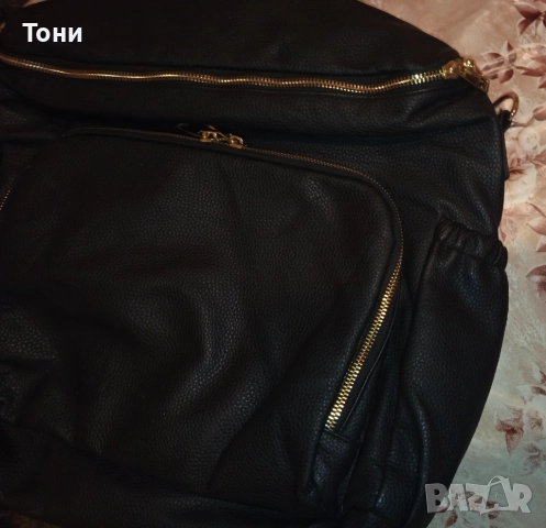 Нова Кожена Голяма Дамска Раница , снимка 3 - Раници - 52418742