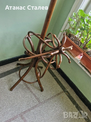 Стара виенска закачалка перфектна, снимка 4 - Декорация за дома - 53484116