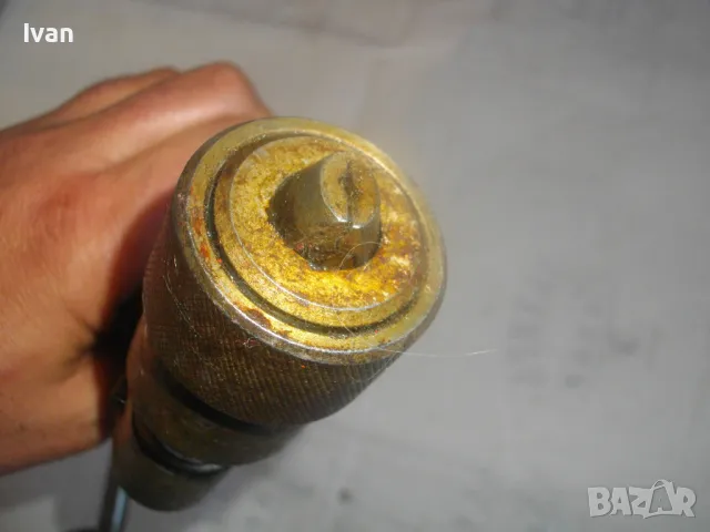 РУСКА СССР СОЦ РЕВЕРСИВНА СТАРО КАЧЕСТВО РЪЧЕН МАТКАП ДРЕЛКА БОРМАШИНА 370мм/13мм захват Завод ЧИЗ, снимка 11 - Бормашини - 48413639