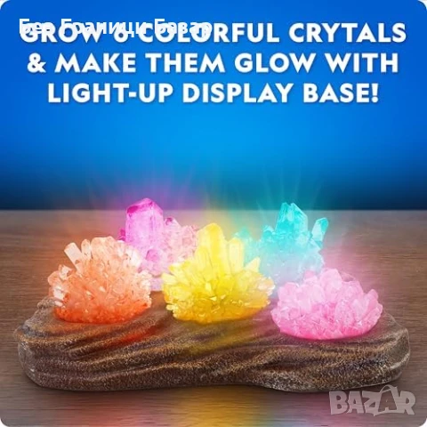 Нов Детски комплект за наука – бързо растящи кристали 6 цвята, играчка, снимка 2 - Образователни игри - 51240057