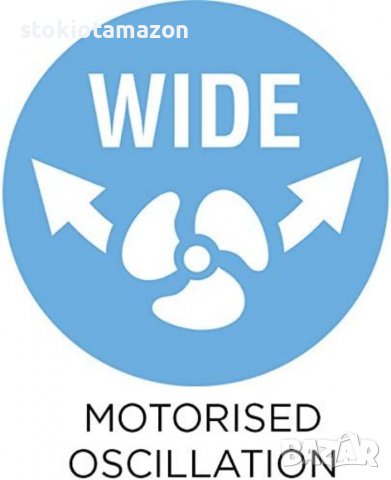 Осцилиращ вентилатор Bionaire с дистанционно управление и таймер, сребрист/черен [BT19], снимка 4 - Вентилатори - 38137462