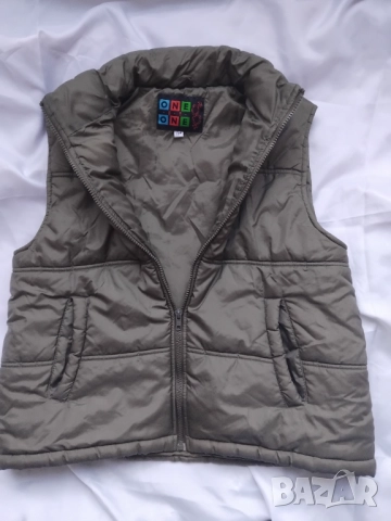 One by one - НОВ дамски елек в милитъри зелен цвят, снимка 2 - Елеци - 52858945