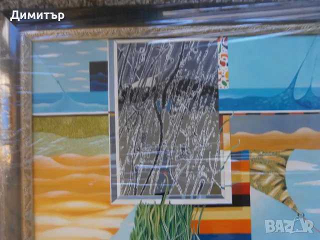 Картина Н.Кучков м.б. платно 70х60см., снимка 5 - Картини - 48415677