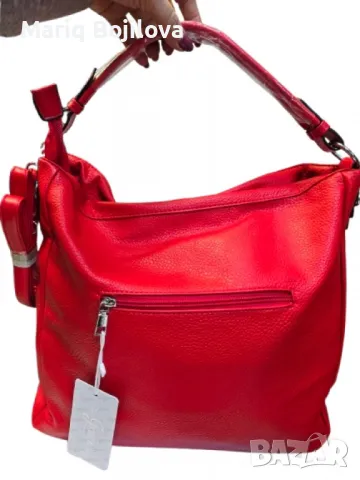 Стилна и практична дамска чанта тип торба, снимка 3 - Чанти - 50160564