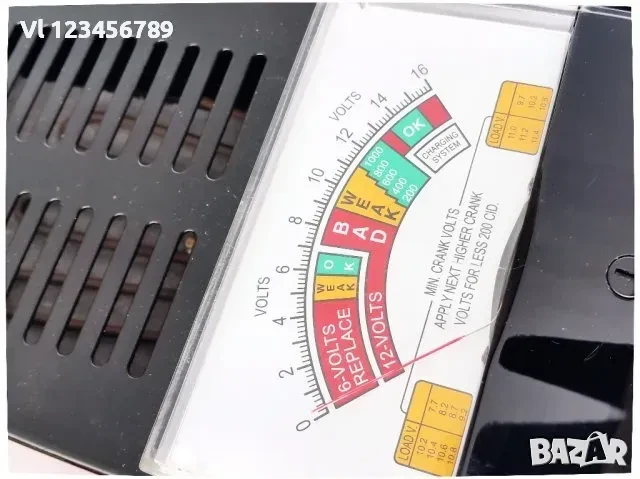 Товарна Вилка - Тестер за акумулатори (6V-12V, 200-1000А) Forsage F-8310, снимка 4 - Аксесоари и консумативи - 50553732